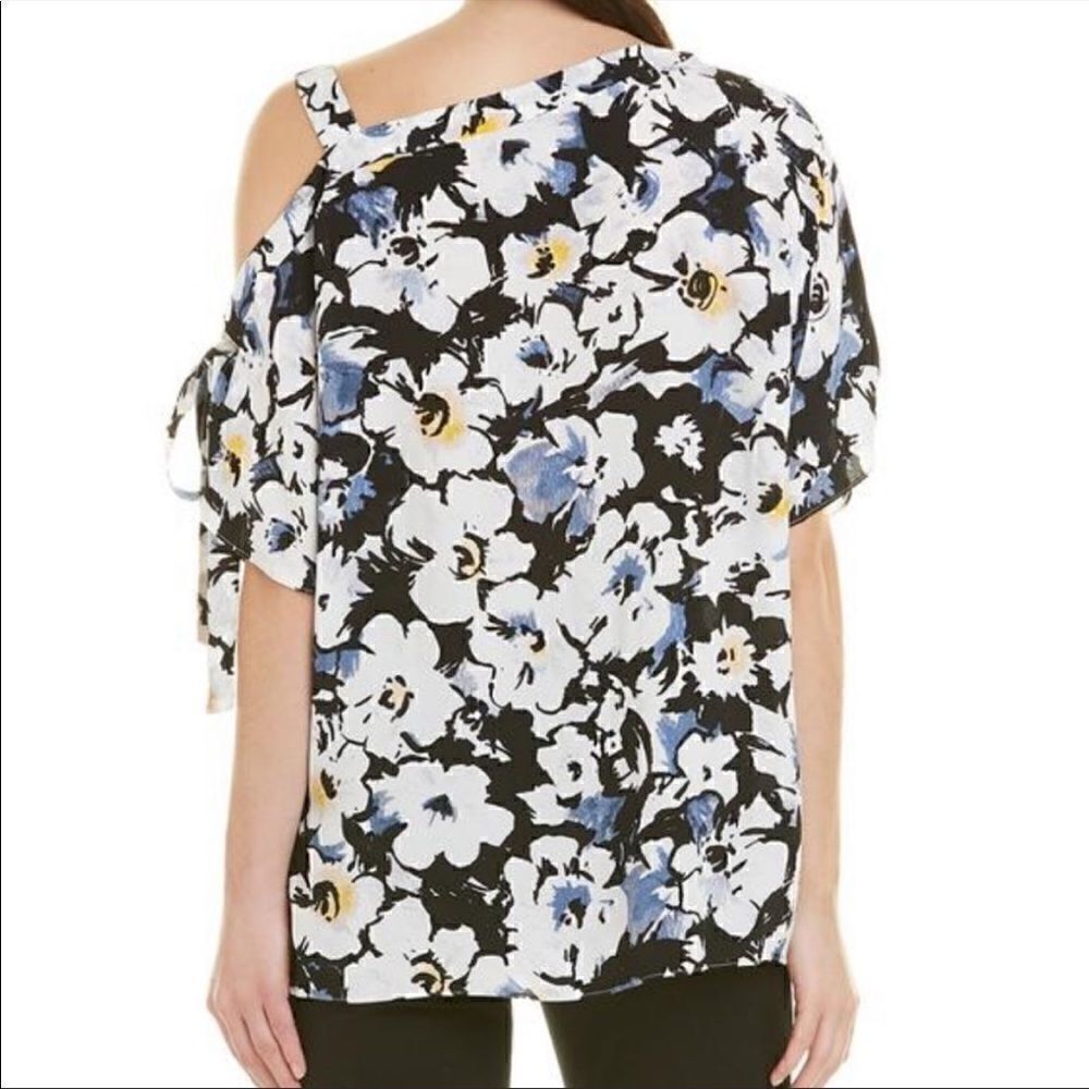 1. State Nordstrom floral cold shoulder off shoulder top blouse XS 2 4 6 - Picture 6 of 9